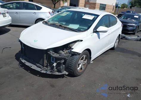 2015 Hyundai Elantra Se из США, поврежденный, VIN 5NPDH4AE7FH603695